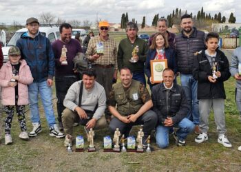 130 pájaros participan en el I Concurso Silvestrista Abierto «Ciudad de Peñaranda» celebrado en la finca El Pradohorno