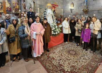 Peñaranda celebra la fiesta anual de Nuestra Señora de la Soledad con la eucaristía e imposición de medallas a los nuevos cofrades