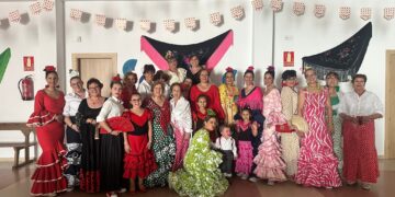 El Campo de Peñaranda vive su primera Feria de Abril con bailes por sevillanas, comida al estilo andaluz y actuación de flamenco