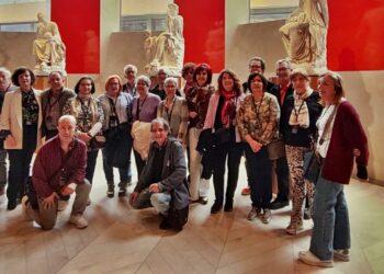 Alumnos del taller de Historia, Arte y Literatura del centro El Inestal de Peñaranda visitan el Museo del Prado en Madrid