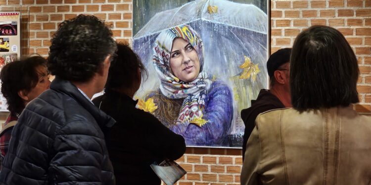 «Óleo y agua», la exposición que acoge el CDS de Peñaranda con las obras pictóricas del madrileño Antonio Varas de la Rosa