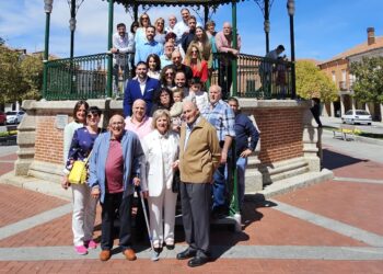 Germán Madrid celebra en Peñaranda su merecida jubilación acompañado por toda su familia y con una gran fiesta