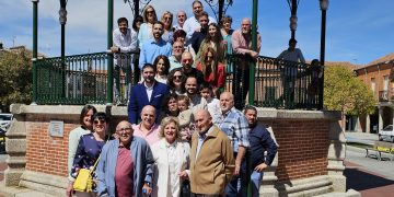 Germán Madrid celebra en Peñaranda su merecida jubilación acompañado por toda su familia y con una gran fiesta