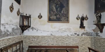 El cabildo y cofradía del Cristo del Humilladero en Peñaranda plantea reformar la ermita para eliminar las graves humedades