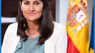 Primer acto de campaña del PSOE en Peñaranda con la visita de la Secretaria de Estado de Telecomunicaciones, María González
