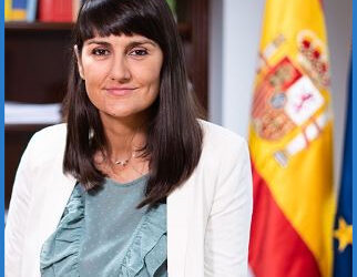 Primer acto de campaña del PSOE en Peñaranda con la visita de la Secretaria de Estado de Telecomunicaciones, María González