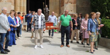 Tarazona de Guareña disfruta de su primera fiesta local del año y acompaña a San Pedro Regalado en la misa y procesión