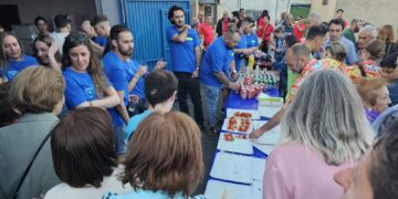 El Campo de Peñaranda vive su arranque festivo con el recorrido de peñas y el concurso de pinchos con la charanga Dale Kaña 2.0