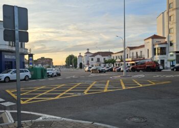 ¿Conoces el significado de esta marca vial? desde ahora la encontrarás en el cruce del Paseo de la Estación en Peñaranda