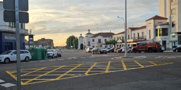 ¿Conoces el significado de esta marca vial? desde ahora la encontrarás en el cruce del Paseo de la Estación en Peñaranda