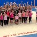 Brillante exhibición de la Escuela de Gimnasia Rítmica en el pabellón cubierto de Peñaranda para despedir el curso