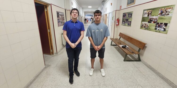 Bruno Leonardo y Daniel Gutiérrez: los dos alumnos que han acabado Bachillerato en Peñaranda con Matrícula de Honor