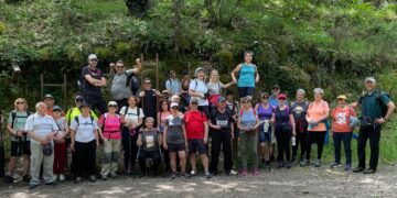 Rotundo éxito de la primera ruta de senderismo dentro del programa «Es por ti: ¡Muévete!» del Ayuntamiento de Peñaranda