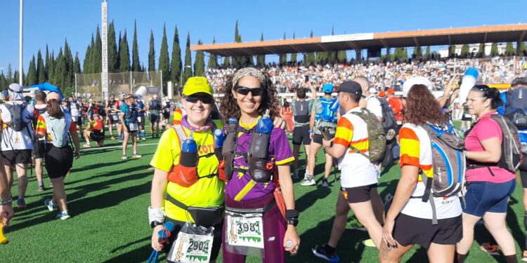 La atleta macoterana Toñi Hernández completa por tercera vez la carrera de los 101 kilómetros de la Legión en Ronda (Málaga)