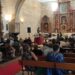 Los vecinos de Moríñigo disfrutan de la actuación del grupo Arena en la iglesia parroquial y su música «para el corazón»