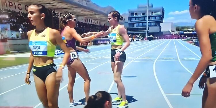 Cuarto puesto para la peñarandina Lorena Martín en la final de los 800 metros del Campeonato de España de Atletismo