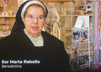 La religiosa peñarandina Sor Marta Rebollo, protagonista del espacio «Pueblo de Dios» en la 2 de Televisión Española