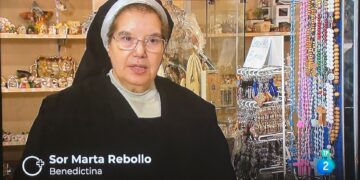 La religiosa peñarandina Sor Marta Rebollo, protagonista del espacio «Pueblo de Dios» en la 2 de Televisión Española