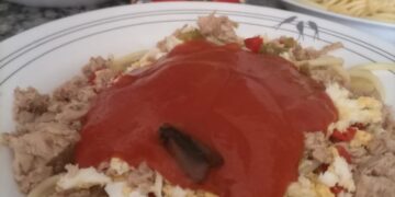 Repelente hallazgo en Peñaranda: una vecina abre un brick de tomate frito y sale una polilla del interior cayendo sobre la comida