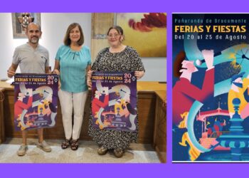 «Tatos, estamos en Ferias», de la diseñadora Alicia Muñoz Díaz, anuncia las fiestas de Peñaranda que llegan del 20 al 25 de agosto