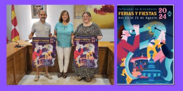 «Tatos, estamos en Ferias», de la diseñadora Alicia Muñoz Díaz, anuncia las fiestas de Peñaranda que llegan del 20 al 25 de agosto