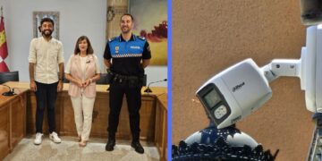 Peñaranda estrena un sistema de videovigilancia del tráfico con cuatro cámaras instaladas en distintos puntos del casco urbano