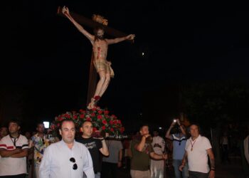 El Santo Cristo del Humilladero recibe la devoción popular de Peñaranda en su fiesta anual con eucaristía y procesión
