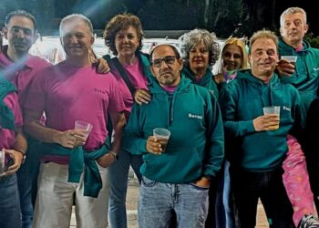 Peñaranda, testigo del reencuentro de la histórica peña Octopus fundada en 1986 y que además estrena indumentaria este año