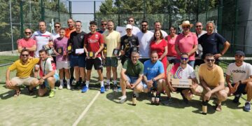 Javier Cabo y Pablo Domínguez ganan la IV edición del torneo de pádel Ciudad de Peñaranda disputado en el polideportivo