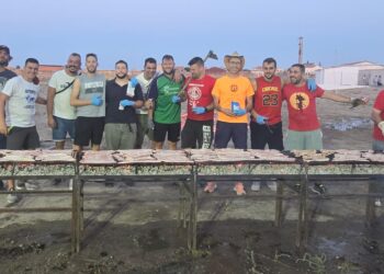 Paradinas de San Juan vive sus fiestas en honor de la Virgen del Hinojal y sus vecinos disfrutan de una gran parrillada popular