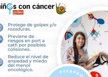 PYFANO, desde su departamento de sanidad, lanza PYFAPROT el primer protector de port a Cath para menores con cáncer