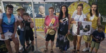 La Diputación trae a Peñaranda «La Ruleta del Reciclaje» que llena La Huerta y reparte numerosos premios entre niños y mayores