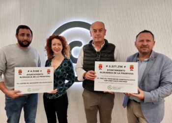 Aldeaseca de la Frontera recauda en sus fiestas 7.845 euros y los entrega a la Asociación Española Contra el Cáncer AECC