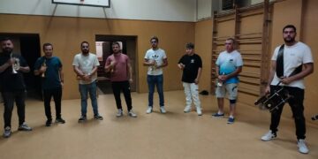 La banda de cornetas y tambores de la Hermandad de Cofradías vuelve a sus ensayos en Peñaranda de cara a la Semana Santa