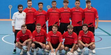 Bracamonte FS debuta en la liga Futormes con goleada frente al Dluxe FS en el pabellón polideportivo cubierto de Peñaranda