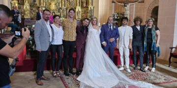 Una boda con arte en Cantalapiedra: el gran maestro del flamenco Reyes Romero Galocha y Elena Prieto celebran su unión