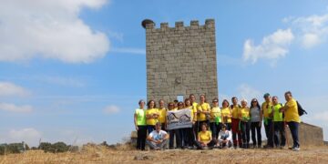 El club Camino el Cristo de Alaraz retoma sus actividades este otoño con una ruta «caminitera» que ha comenzado en Malpartida