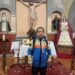 La ermita del Santo Cristo del Humilladero en Peñaranda recibe a su visitante más lejano, un peregrino llegado desde Corea