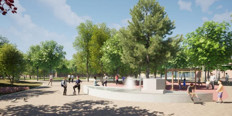 Peñaranda invertirá 460.000 euros en la reforma del parque de Los Jardines para hacerlo «más accesible, saludable y seguro»