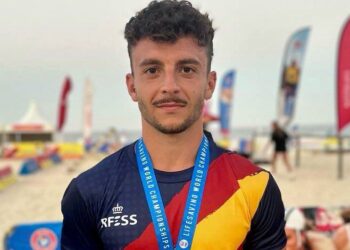 El salmoraleño Marco Plazuelo logra dos medallas de bronce en el Mundial de Salvamento y Socorrismo celebrado en Australia