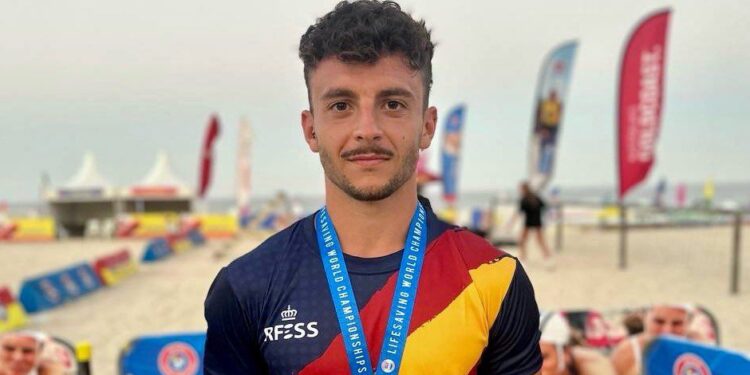 El salmoraleño Marco Plazuelo logra dos medallas de bronce en el Mundial de Salvamento y Socorrismo celebrado en Australia