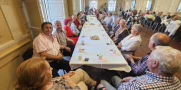 Peñaranda cierra sus celebraciones patronales en honor de San Miguel Arcángel con la fiesta para los mayores en el centro social