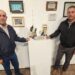 La pasión por la pesca de los hermanos Tasio y Paco Redondo llega a Peñaranda con una llamativa exposición en el CDS