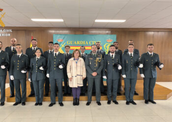La Comandancia de Salamanca recibe a los 15 guardias civiles alumnos que realizarán la fase de prácticas en esta provincia