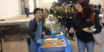 Arabayona de Mógica inicia sus fiestas del Cristo de Hornillos con una degustación de huevos rotos y parrillada en el multiusos