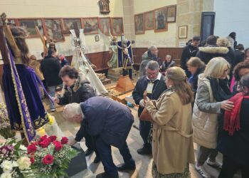 Arabayona se queda sin procesión por segundo año: la lluvia impide la salida del Cristo de Hornillos y la Virgen en el día grande