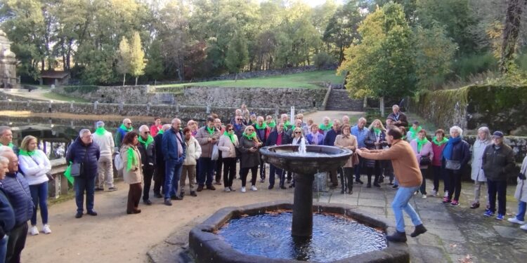 La asociación de mayores San Miguel de Peñaranda disfruta hoy de una jornada de convivencia y confraternidad en Béjar