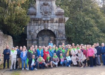 La asociación de mayores San Miguel de Peñaranda disfruta hoy de una jornada de convivencia y confraternidad en Béjar