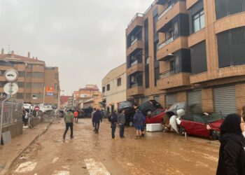 Pepi González, peñarandina en Paiporta (Valencia): «No os podéis imaginar lo que es esto, el miedo, la impotencia, es un horror»