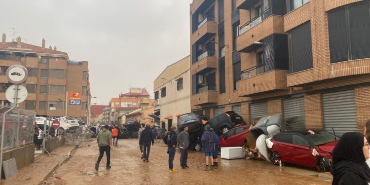 Pepi González, peñarandina en Paiporta (Valencia): «No os podéis imaginar lo que es esto, el miedo, la impotencia, es un horror»